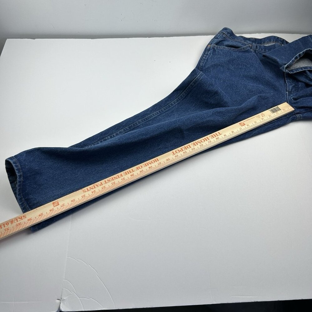 Vintage Wrangler 38X30 100% Cotton Straight Leg Jeans 1013MWZPW Cowboy Cut - Picture 6 of 14